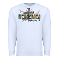 White redeemed ephesians 1 7 Premium Sweatshirt - NancyCooperArtShop