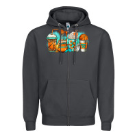 Smoke basketball coffee cups Zipper Hoodie - Jasminsmagicworld
