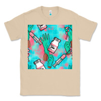 Mushroom Nurse Gloves Seamless Pattern Classic Tee - BundleAndBundleShop
