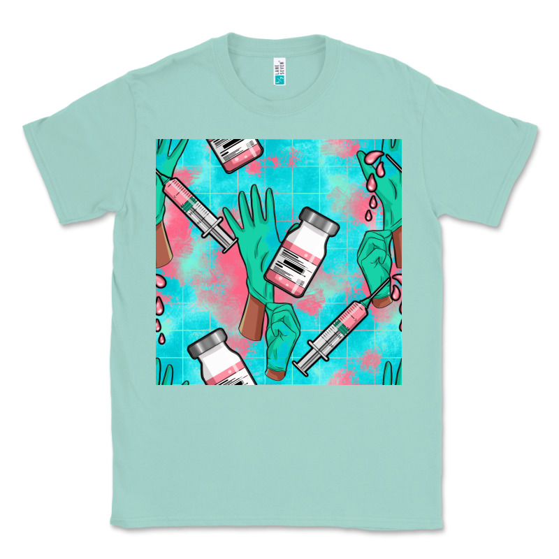Nurse Gloves Seamless Pattern Classic Tee by BundleAndBundleShop | Teevron