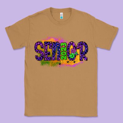 Senior 2023 Halloween Classic Tee Designed By Jahusdesignshop