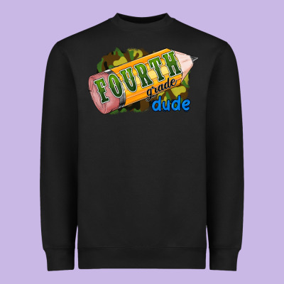Fourth Grade Dude Heavyweight Sweatshirt Designed By Ranaportraitstore