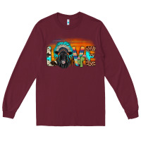 Burgundy love black angus indian headdress Long Sleeve Tee - JahusDesignShop