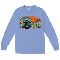 Colony Blue love black angus indian headdress Long Sleeve Tee - JahusDesignShop