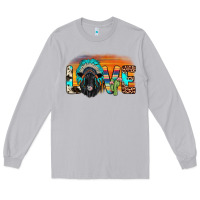 Love Black Angus Indian Headdress Long Sleeve Tee | Teevron
