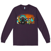 Plum love black angus indian headdress Long Sleeve Tee - JahusDesignShop