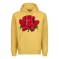 Antique Gold Oklahoma Rose Illustrations Premium Hoodie - LillyAllenDesigns