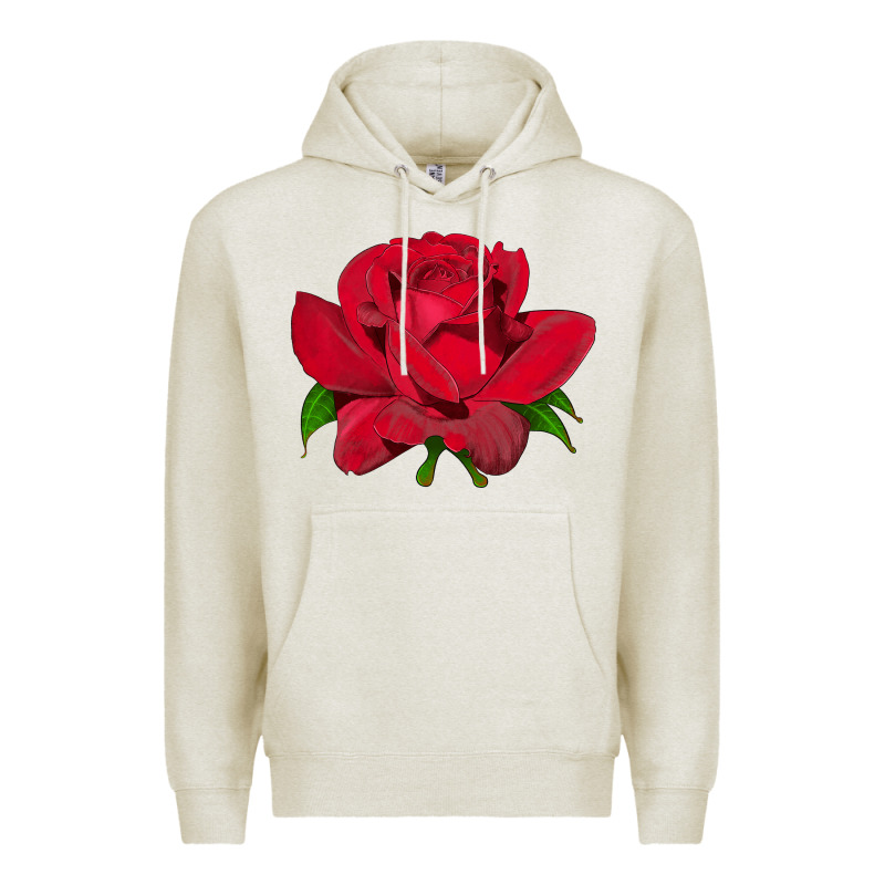 Oklahoma Rose Illustrations Premium Hoodie by LillyAllenDesigns | Teevron