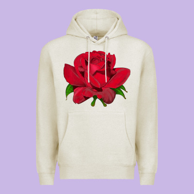 Oklahoma Rose Illustrations Premium Hoodie Designed By Lillyallendesigns