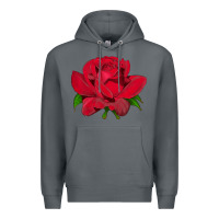 Rock Oklahoma Rose Illustrations Premium Hoodie - LillyAllenDesigns