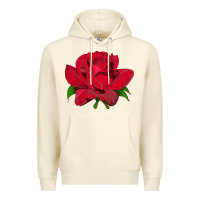 Sandshell Oklahoma Rose Illustrations Premium Hoodie - LillyAllenDesigns