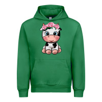 Emerald cute cow Urban Hoodie - texasbilliewilder