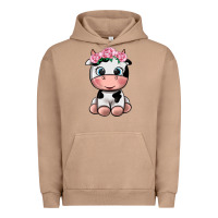 Pigment Burro cute cow Urban Hoodie - texasbilliewilder