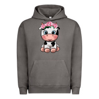 Pigment Tornado cute cow Urban Hoodie - texasbilliewilder