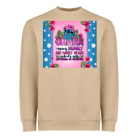 Mushroom ohana means family stitch Heavyweight Sweatshirt - Zillion Design Studio