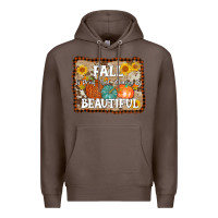 Coffee fall is proof that change is beautiful Premium Hoodie - AdoDesignShop