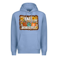 Colony Blue fall is proof that change is beautiful Premium Hoodie - AdoDesignShop