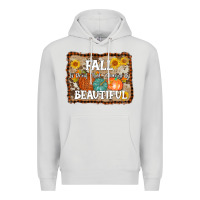 Dove Grey fall is proof that change is beautiful Premium Hoodie - AdoDesignShop