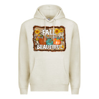 Oatmeal Heather fall is proof that change is beautiful Premium Hoodie - AdoDesignShop