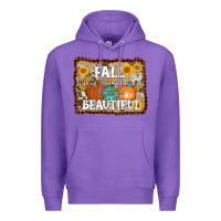 Purple fall is proof that change is beautiful Premium Hoodie - AdoDesignShop