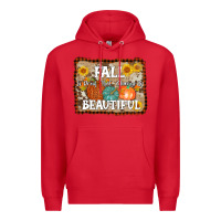 Red fall is proof that change is beautiful Premium Hoodie - AdoDesignShop