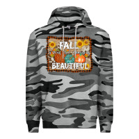 Slate Camo fall is proof that change is beautiful Premium Hoodie - AdoDesignShop