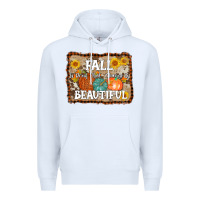 White fall is proof that change is beautiful Premium Hoodie - AdoDesignShop