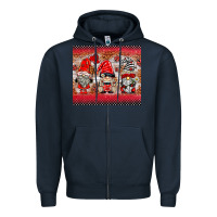 Navy ladybug gnomies Zipper Hoodie - BarkalooDesign