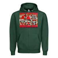 Sports Green ladybug gnomies Zipper Hoodie - BarkalooDesign