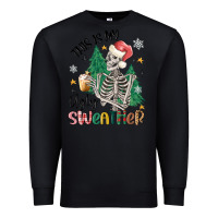 Black this is my ugly Premium Sweatshirt - MaliasSmallBusiness