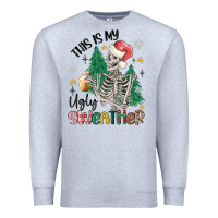 Heather Grey this is my ugly Premium Sweatshirt - MaliasSmallBusiness