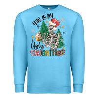 Ocean Blue this is my ugly Premium Sweatshirt - MaliasSmallBusiness