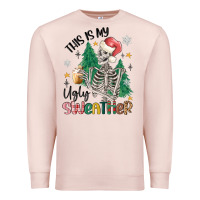 Pale Pink this is my ugly Premium Sweatshirt - MaliasSmallBusiness
