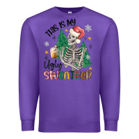 Purple this is my ugly Premium Sweatshirt - MaliasSmallBusiness