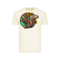 Vintage Arctic western squirrel with sunflowers Vintage Tee - CowhideDigitalArt