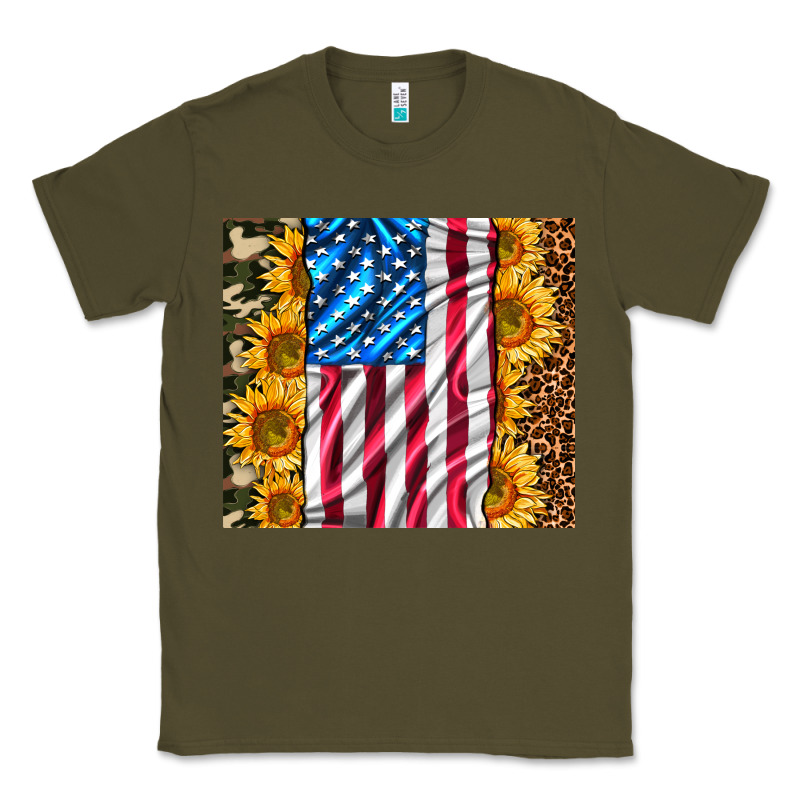 American Realistic Flag Classic Tee by AdoDesignShop | Teevron