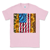 Bubblegum Pink american realistic flag Classic Tee - AdoDesignShop