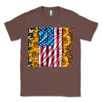 Chestnut american realistic flag Classic Tee - AdoDesignShop