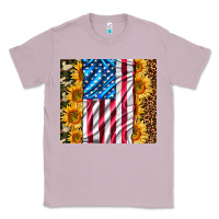 Lilac american realistic flag Classic Tee - AdoDesignShop