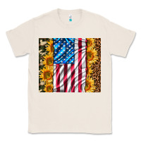 Natural american realistic flag Classic Tee - AdoDesignShop