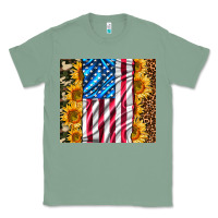 Sage american realistic flag Classic Tee - AdoDesignShop
