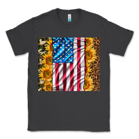 Smoke american realistic flag Classic Tee - AdoDesignShop