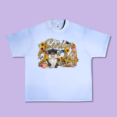 Senior 2024 Urban Heavy Tee Designed By Racoondesign
