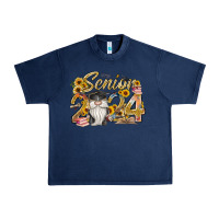 Navy senior 2024 Urban Heavy Tee - RacoonDesign