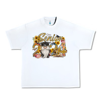 White senior 2024 Urban Heavy Tee - RacoonDesign