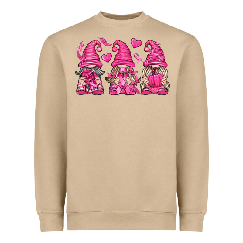 Breast Cancer Gnomes Heavyweight Sweatshirt by texasbilliewilder | Teevron