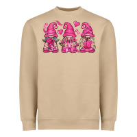 Mushroom Breast Cancer Gnomes Heavyweight Sweatshirt - texasbilliewilder