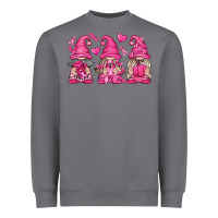 Storm Breast Cancer Gnomes Heavyweight Sweatshirt - texasbilliewilder