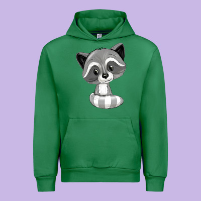 Raccoon Urban Hoodie Designed By Texasbilliewilder