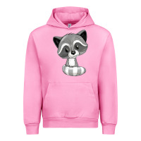 Fuchsia Pink raccoon Urban Hoodie - texasbilliewilder